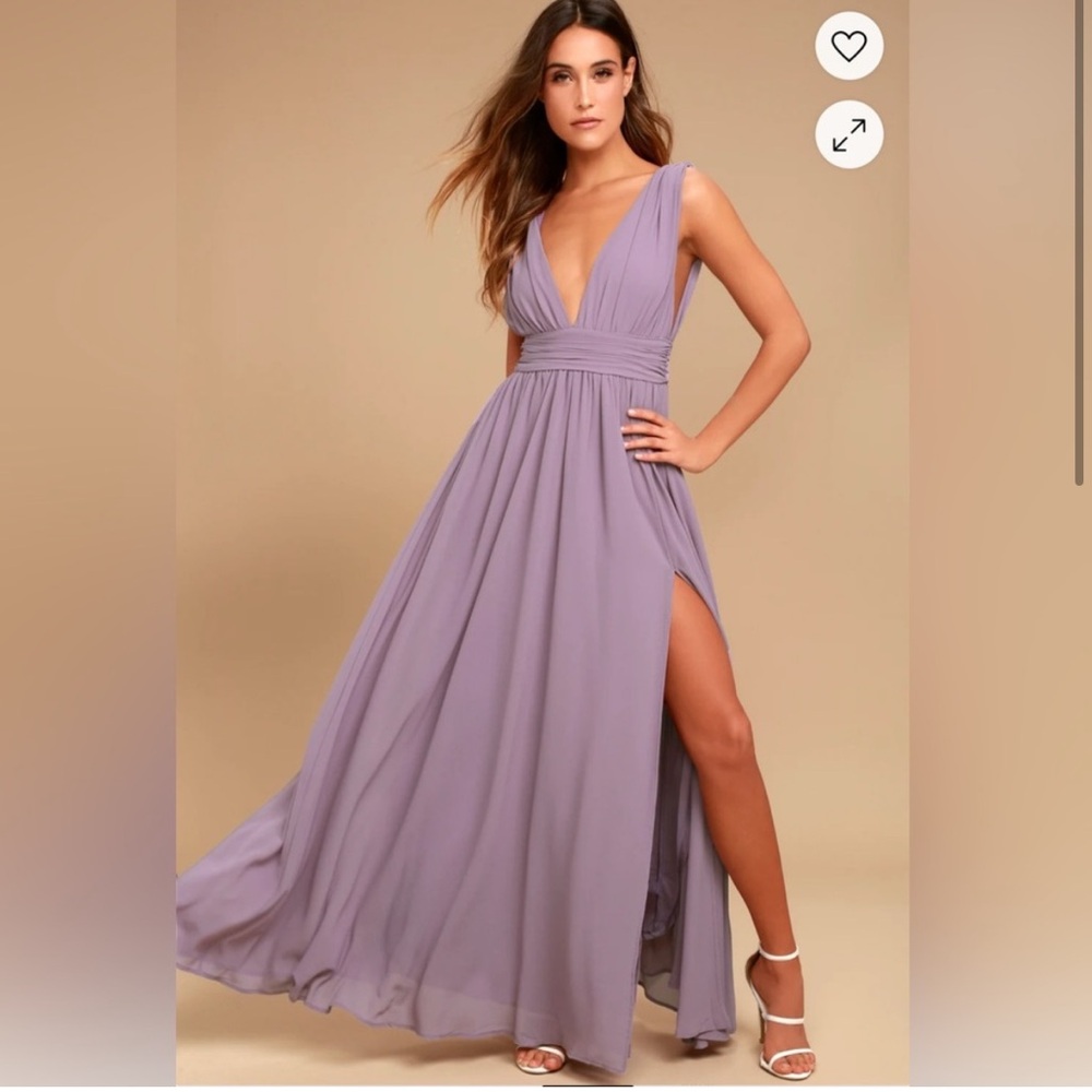 LULUs  Purple Maxi Gown for Weddings